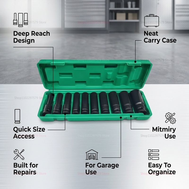 Juego de 10 Llaves de Tubo de  - Spark Plug Socket Set reseña y precio