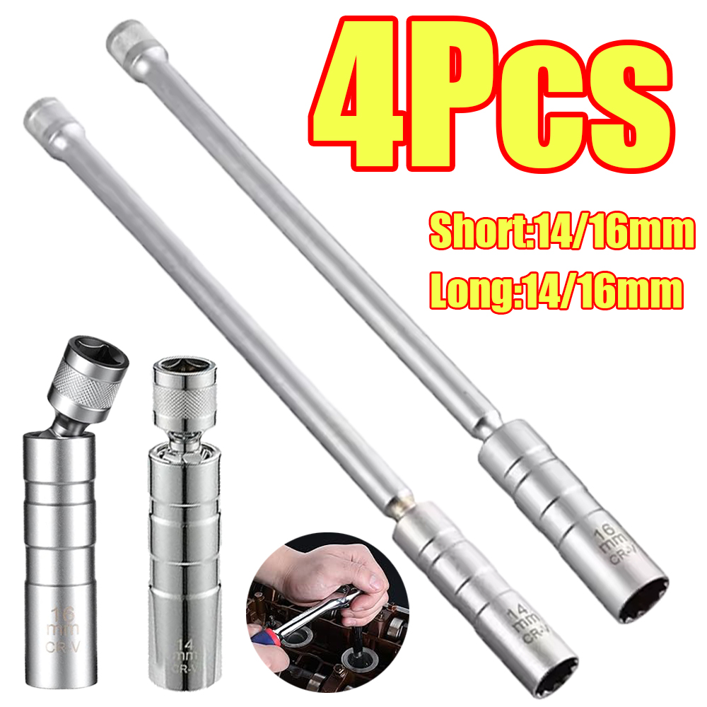 1-4 Uds. Llave de enchufe de b - Spark Plug Socket Set reseña y precio